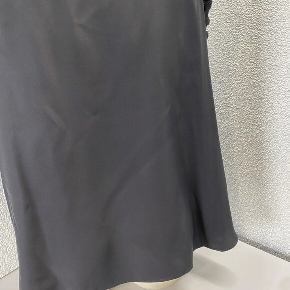 NEW CINQ A SEPT Women’s Lenore Silk Sleeveless Blouse – Black – Size XL - Picture 4 of 15